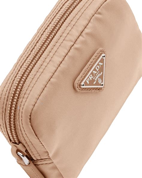 prada nylon pouch|prada beige nylon bag.